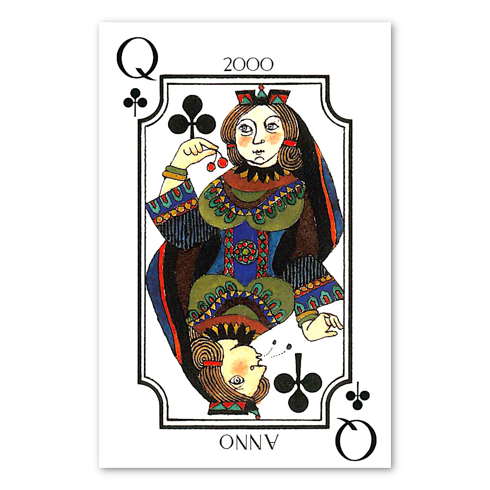 安野光雅トランプ2000ぶどう(赤):メイン画像