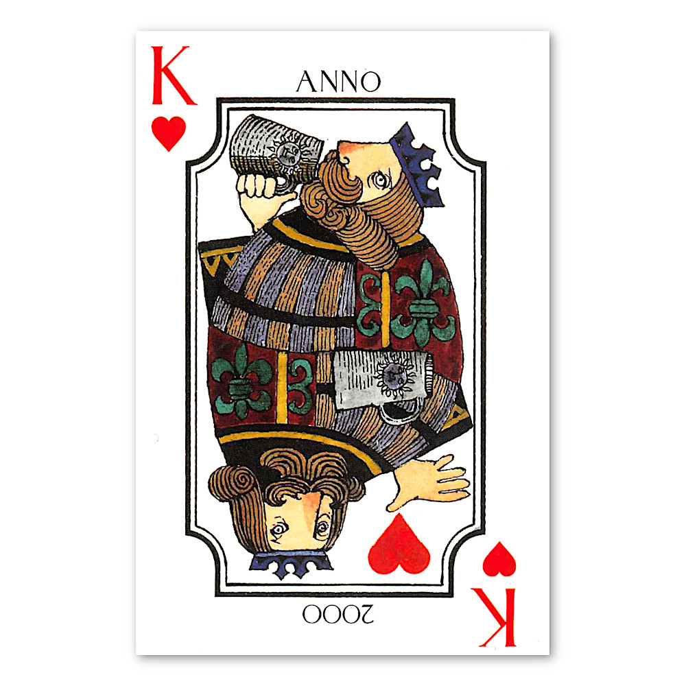 安野光雅トランプ2000ぶどう(赤):