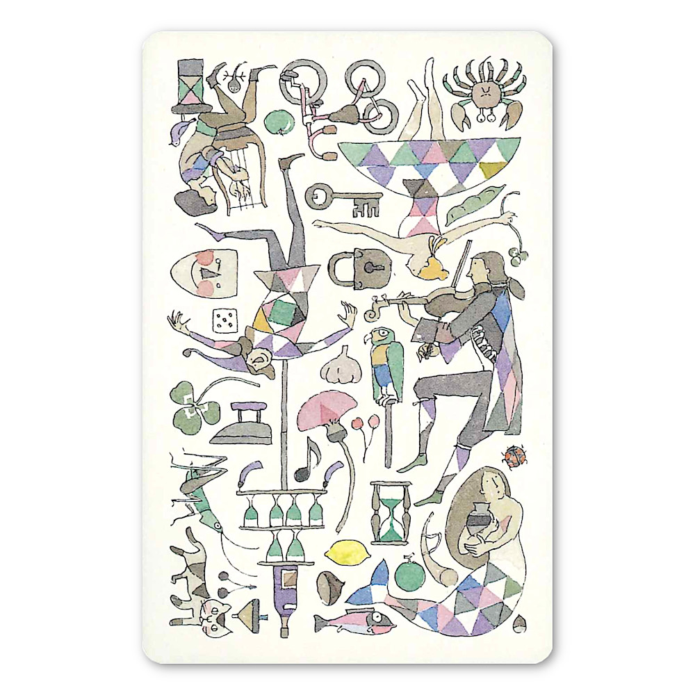 安野光雅トランプ2005アンデルセン(白):