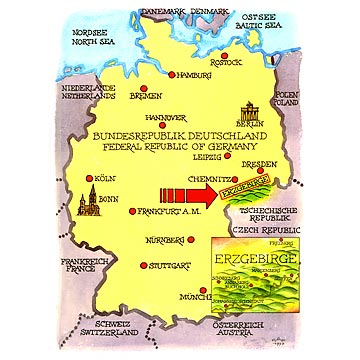 ドイツ国内地図