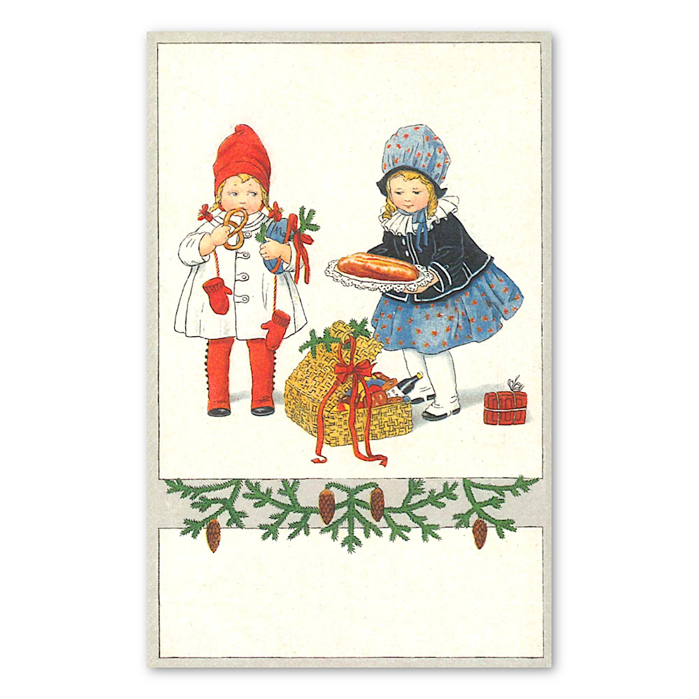 クリスマスカード たくさんのご馳走:メイン画像
