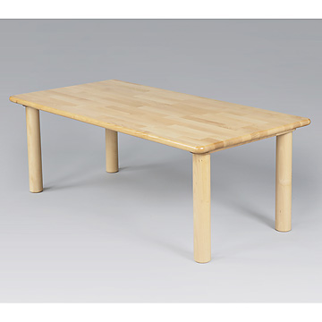 角テーブルW120×D60cm丸脚 AE-59-d H51cm