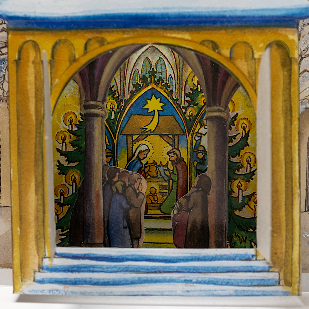 SEL040 アドベント立体パノラマ 夜のメリーゴーランド: