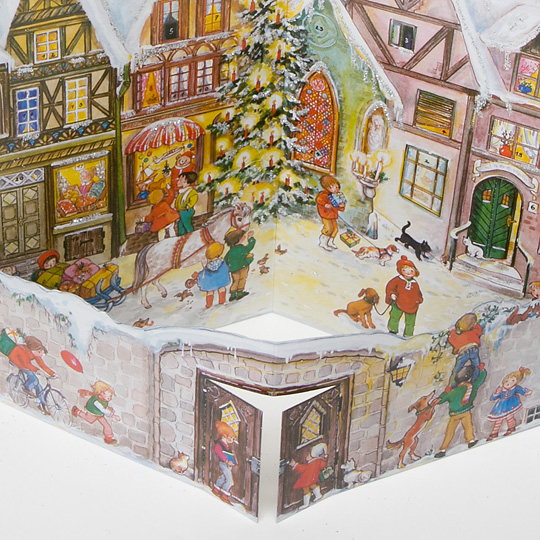 SEL555アドベント立体 ショーウィンドウ: