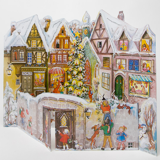 SEL555アドベント立体 ショーウィンドウ: