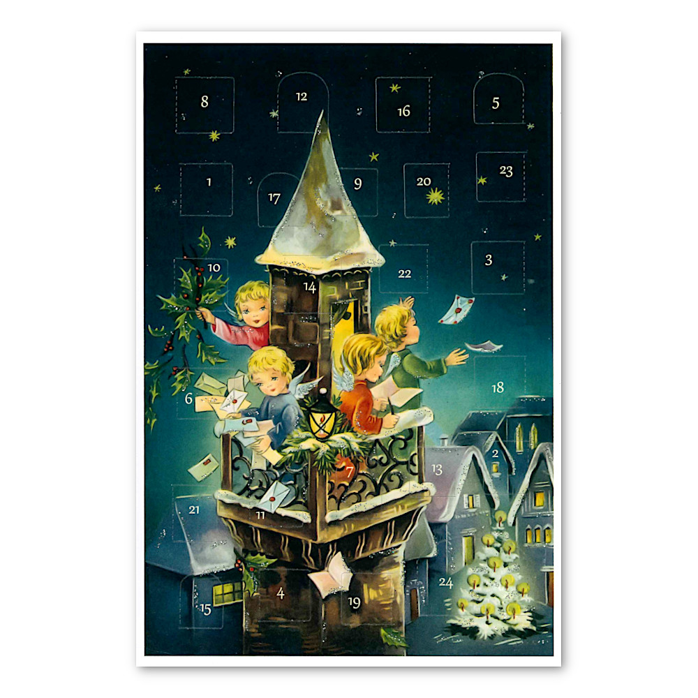 KV12485アドベントカード 願い事が届きますように:メイン画像