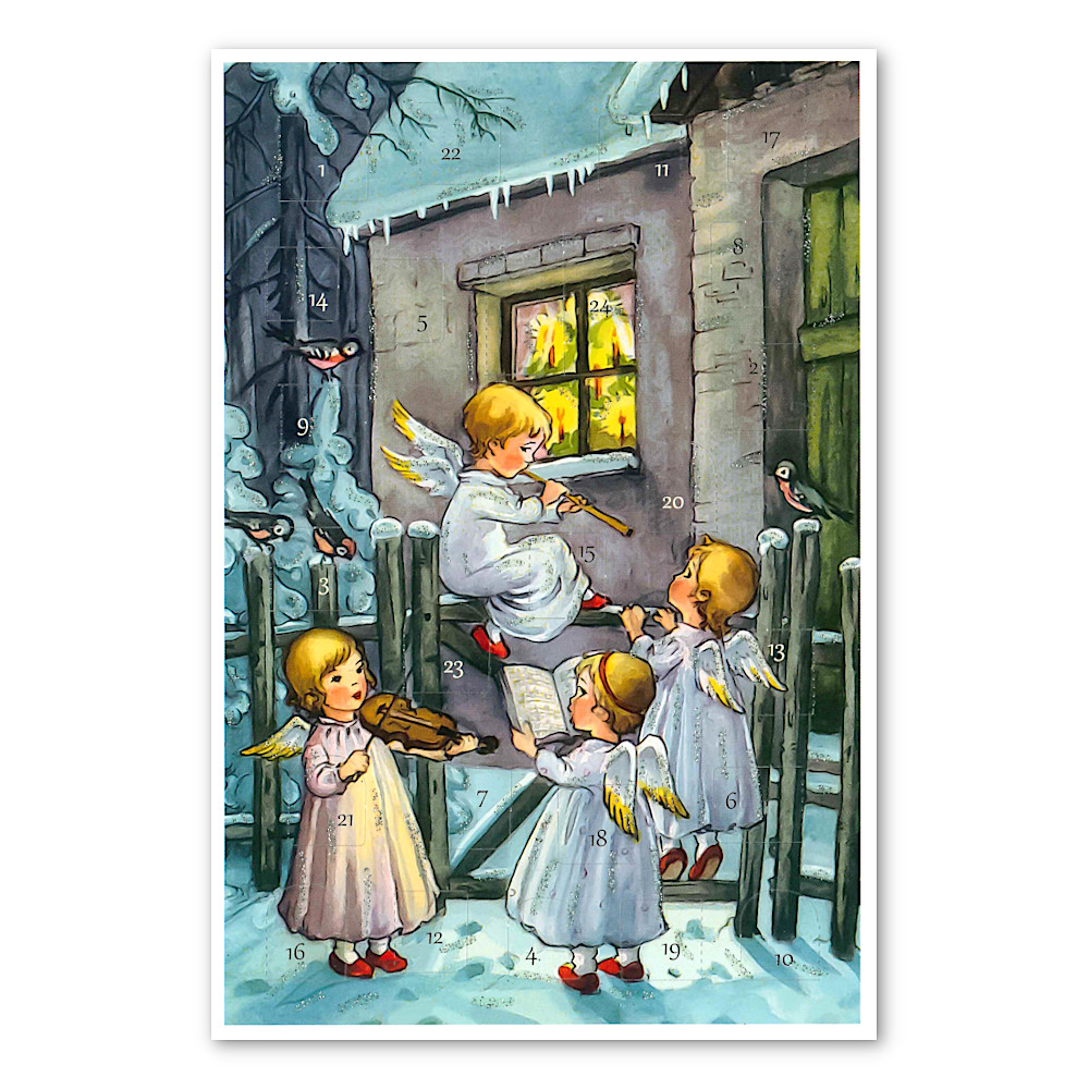 KV12486アドベントカード クリスマスソング:メイン画像