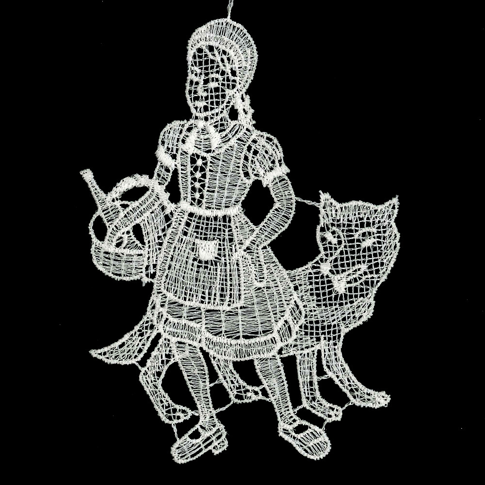 レースオーナメント 赤ずきんちゃん: