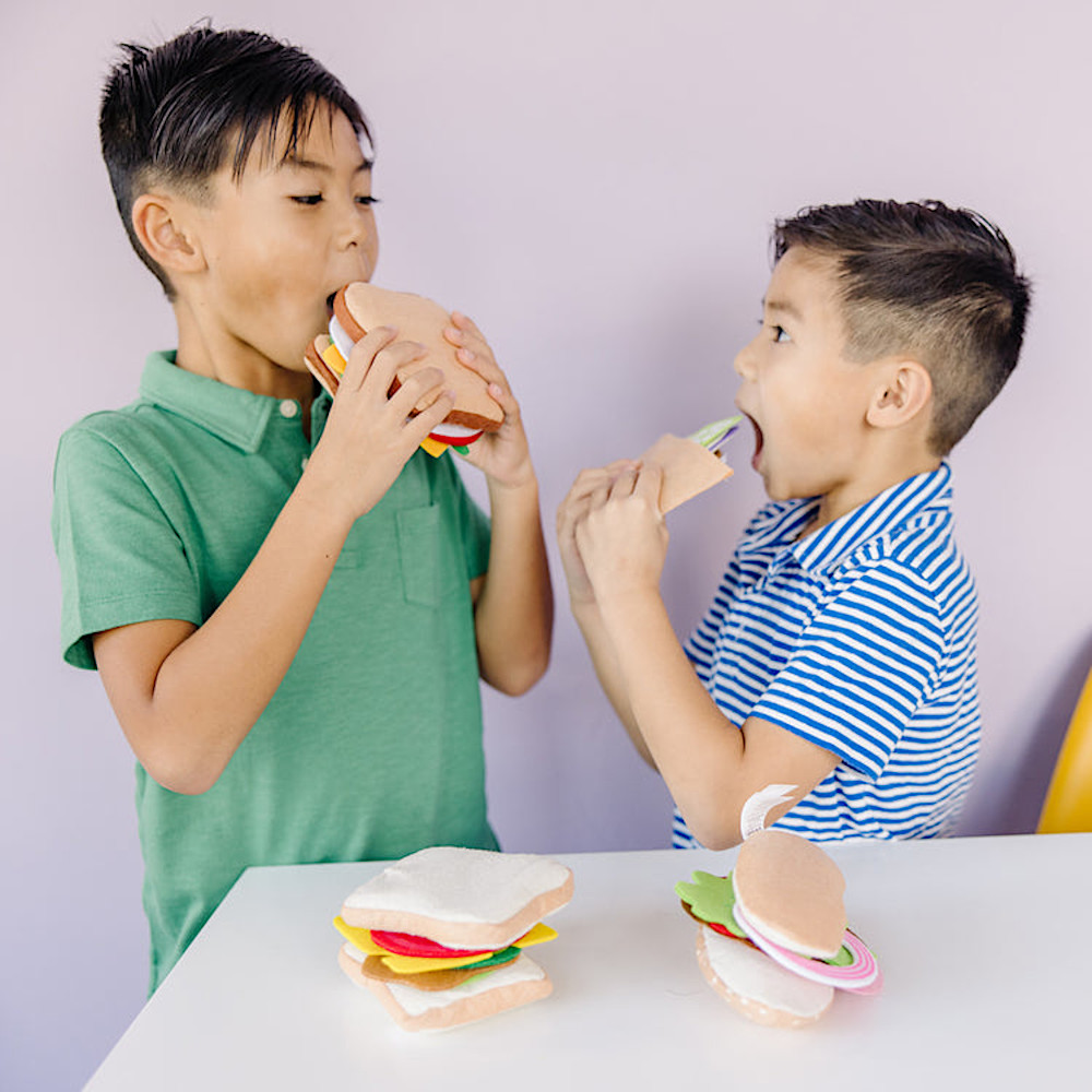 フェルトサンドイッチセット：おもちゃ：百町森