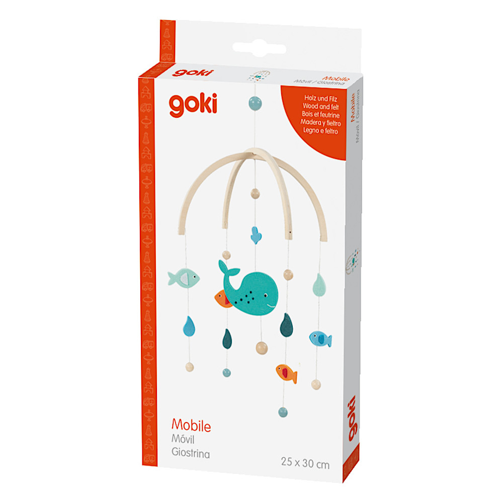 モビール・青いくじら: