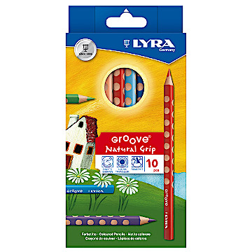 グルーヴ 10色セット wgteh8f Amazon.co.jp: リラ LYRA 文具 色鉛筆 三角グリップ 美しい発色