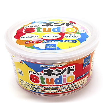 かんてんネンドstudio 4色セット：おもちゃ：百町森