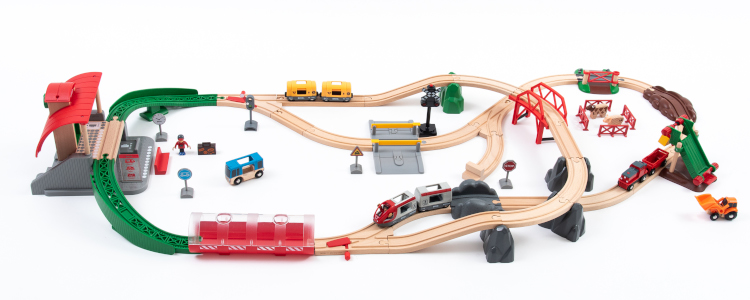 数量限定】クリスマス限定レールセット2025：おもちゃ：百町森