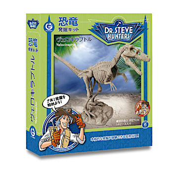 恐竜発掘キット ヴェロキラプトル：おもちゃ：百町森