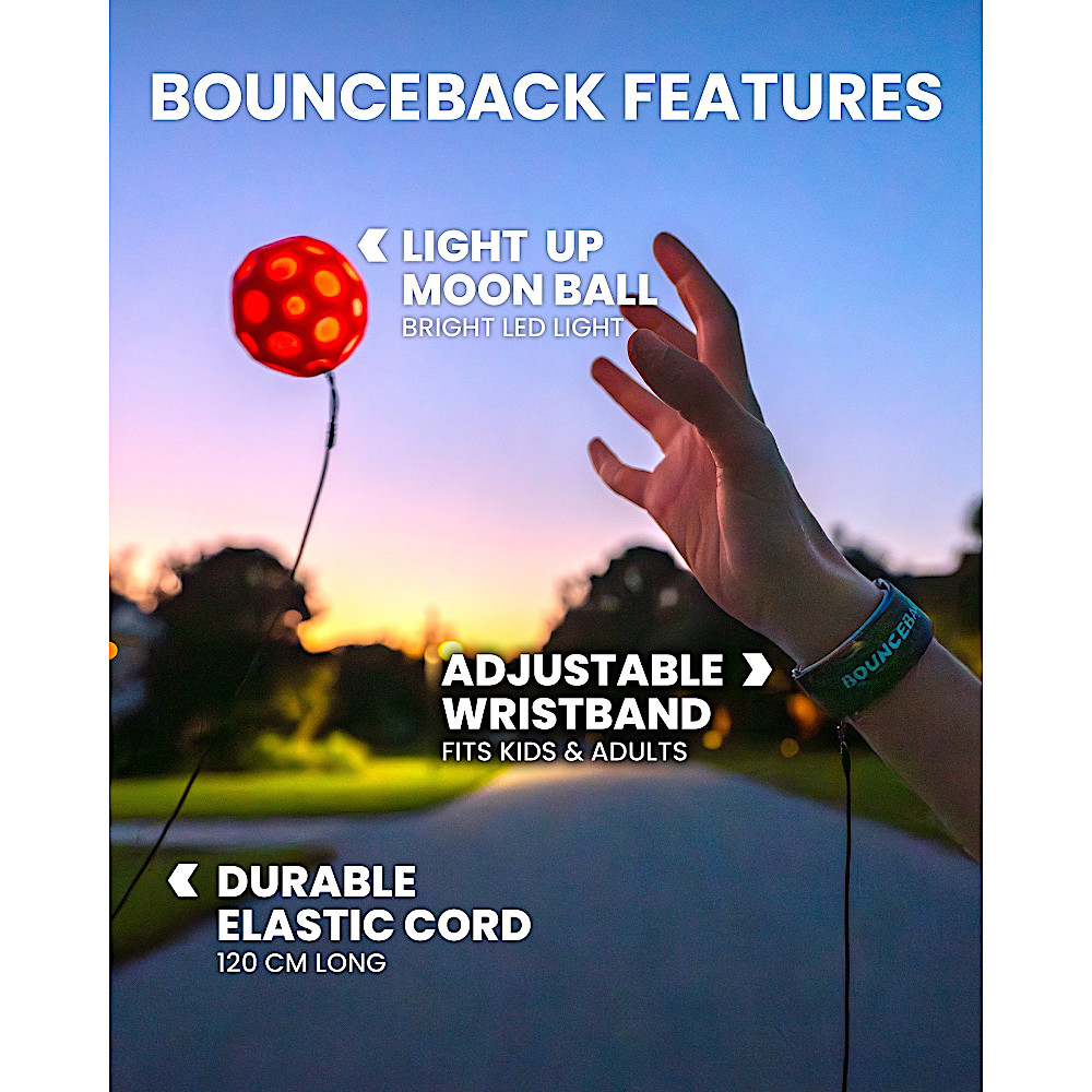 LEDムーンボールバウンスバック: