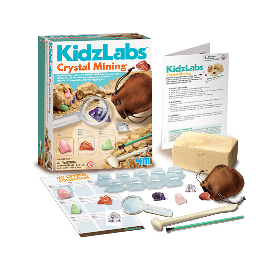 クリスタル発掘キット おもちゃ 百町森