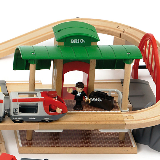 BRIO ブリオ レール＆ロードデラックスセット(ファスナー付コンテナー入り)