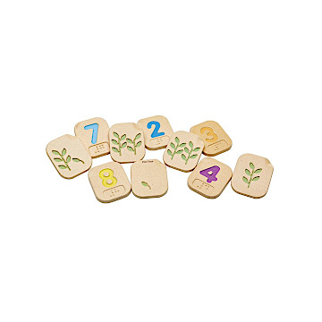 点字ナンバー1-10：おもちゃ：百町森