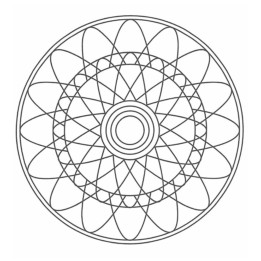 マンダラぬりえ・48: