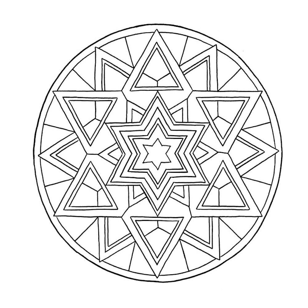 マンダラぬりえ・40: