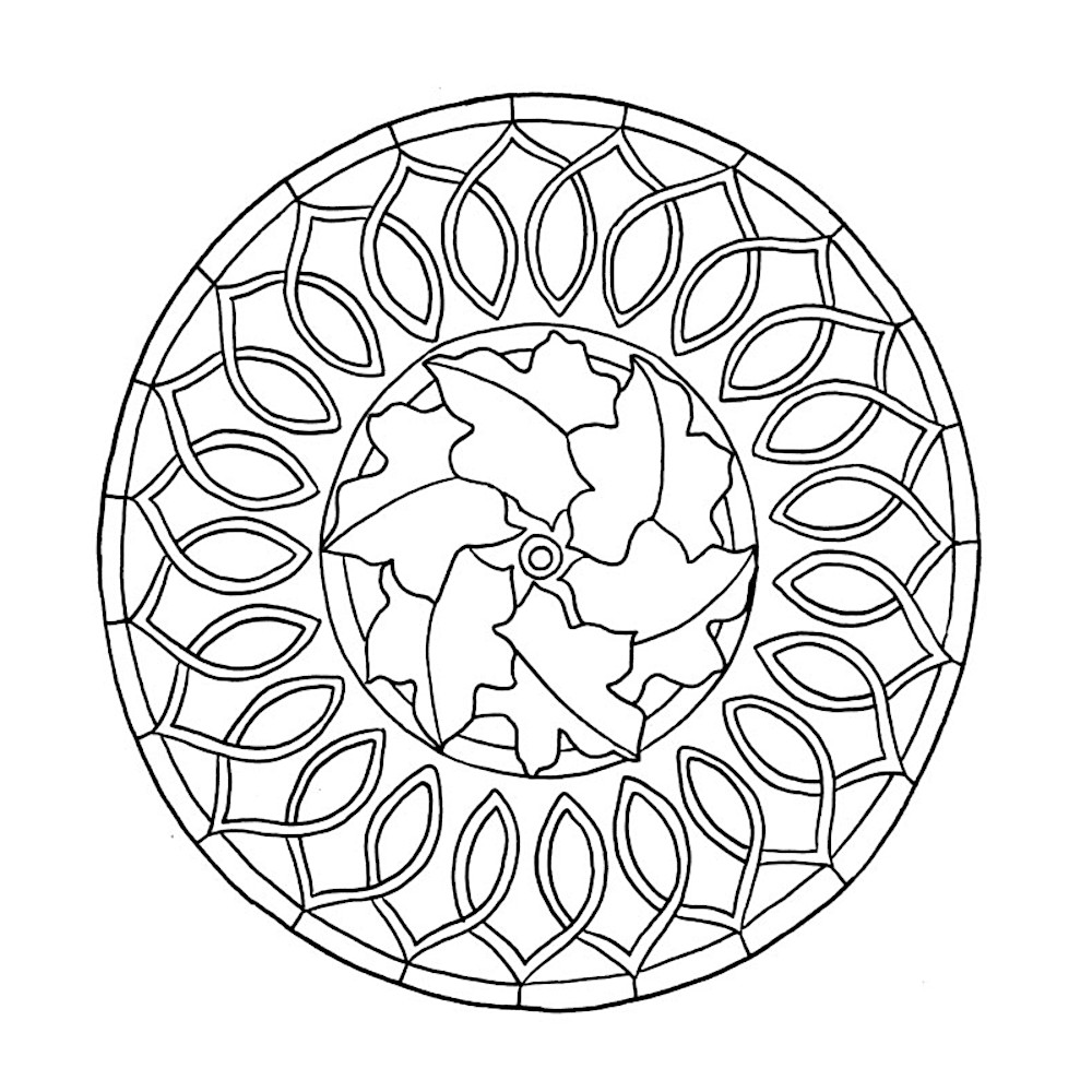 マンダラぬりえ・40: