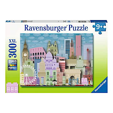 ジグソーパズル300 カラフルヨーロッパ：おもちゃ：百町森