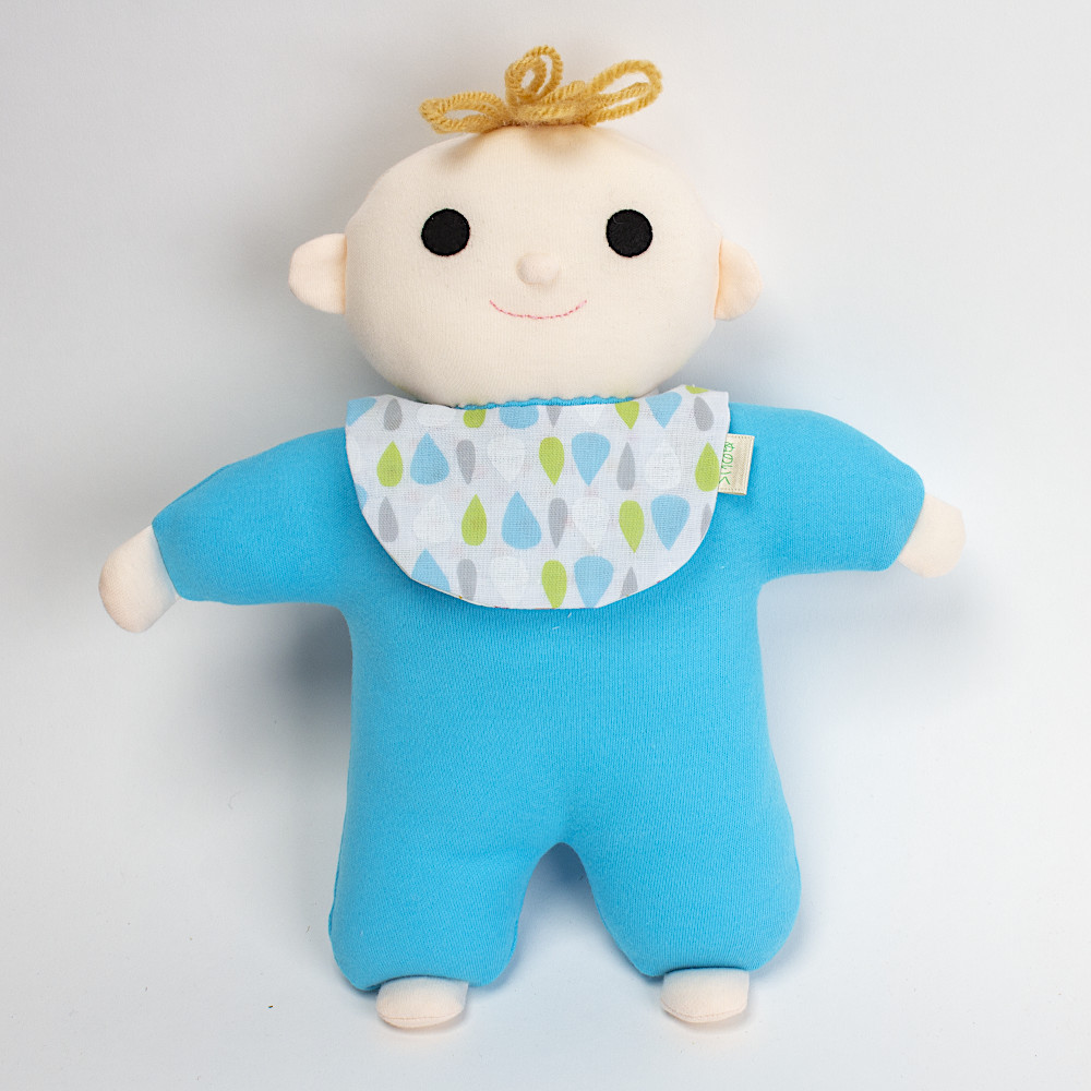 完成品】赤ちゃん人形(ブルー)　：おもちゃ：百町森