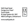 ドイツ製のネフ社製品について：これまでのパッケージのクレジット。swiss madeの表示